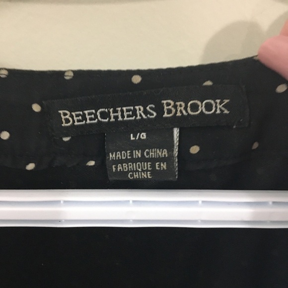 Chic Black Polka Dot Tiered Tank Top - Picture 3 of 4